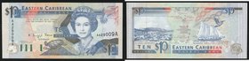 East Caribbean States 10 Dollars 1994
#A429009A; P# 32a