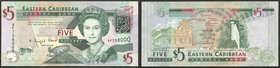 East Caribbean States 5 Dollars 2008
P# 47; № AF 758000; aUNC