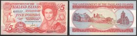 Falkland Islands 5 Pounds 1983 Commemorative RARE!
P# 12a; № A 103137; UNC; RARE!