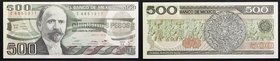 Mexico 500 Pesos 1984
P# 79; № Z 9651317; UNC; "Aztec Calendar"