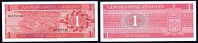Netherlands Antilles 1 Gulden 1970
P# 20a; UNC