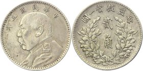 China 20 Cents 1914
Y# 327; Silver 5,42g.
