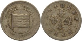 China - Yunnan 10 Cents 1923
Y# 486; Nikel