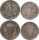 Philippines Lot of 2 Coins
10 Centavos 1903 & 1918 S; Silver; U.S. Administration