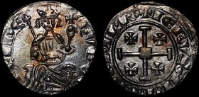 Cyprus Gross 1324 - 1359 (ND)
Crusader States, Lusignan Kingdom of Cyprus; Hugh IV; Silver, 4.55g; Mint Jerusalem