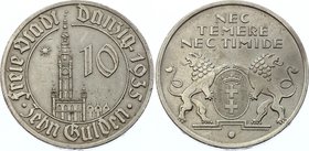 Danzig 10 Gulden 1935
KM# 159; J. D20; Nickel
