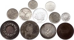 Europe Lot of 11 Coins
France, Norway, Latvia, Germany, Czechoslovakia, Isle of Man, Poland; All Coins are NOT Common; Mostly Silver, with some Nicke...