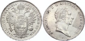 Italian States Lombardy-Venetia 1 Scudo 1824 V - Venice
C# 8.3; Silver; Franz I; XF
