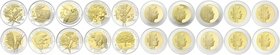 Luxembourg Lot of 10 Nordic Gold 5 Euros 2009-2018
Flora & Fauna Series. In original packaging.