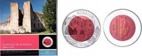 Luxembourg 5 Euros 2018 Silver-Niobium Chateau de Koerich
Proof Silver coin with Niob center. Original box