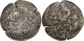 Netherlands Zwolle Daalder 1639 RR
KM# 38; Silver, VF. Very rare combination of coat of arms on lions chest and monogram in the beginning of inscript...