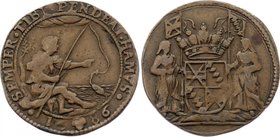 Netherlands Brussel Jeton "Willem van Hamme" 1686
6.16g 29mm