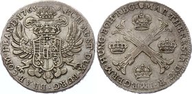 Austrian Netherlands 1 Kronenthaler 1765 Brussels
KM# 21; Silver; Maria Theresia; XF
