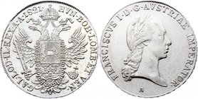 Austria Thaler 1821 A - Wien
KM# 2162; Silver; Franz I; AUNC+ Full mint luster.