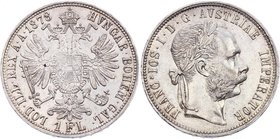 Austria 1 Florin 1878 A - Wien
KM# 2222; Silver