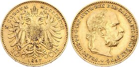 Austria 10 Corona 1897
KM# 2805; Gold (.900) 3.39g