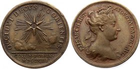 Hungary Commemorative Medal "Coronation of Queen Elizabeth Christina" 1714
15.70g 29mm