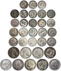 Germany - Empire Lot of 32 Coins 1875 - 1913
9x 5 Mark + 13x 2 Mark + 10x 3 Mark - all different in 1 auction lot. Some better dates & conditions. Si...