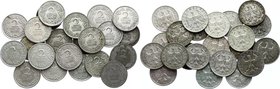 Germany - Weimar Republic Lot of 22 Silver Coins 2 Reichsmark with Rarities 1925 - 1931
Jaeger# 320; Lot of 22 coins - all different. Date & Mint Col...