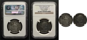 Germany - Weimar Republic 3 Mark 1932 A NGC PF61 Cameo
KM# 76; Silver.