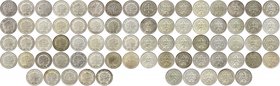 Germany - Weimar Republic Lot of 37 Silver Coins 5 Reichsmark Eichbaum with Rarities 1927 - 1933
Jaeger# 331; Lot of 37 coins - all different. Date &...