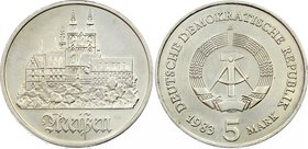 Germany Democratic Republic 5 Mark 1983 A Rare
KM# 37; Mintage 28.000 Pcs; City of Meissen; UNC