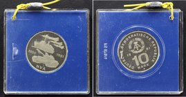 Germany Democratic Republic 10 Mark 1981 PROOF
KM# 80; Jaeger# 1578; Copper-Nickel; National Peoples Army - 25th Anniversary; Original Package