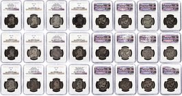 United States Lot of 12 Coins Half Dollar 1817 - 1836 Capped Bust 50 Cents
Lot of 12 Early Liberty Head 50 Cents in NGC slabs. KM# 37