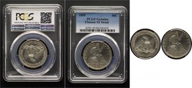 United States Half Dollar 1858 PCGS
KM# A68; Silver.