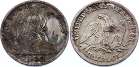 United States Half Dollar 1858 O
KM# A68; Silver; XF with some planchet defect