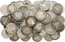 United States Lot of 73 Coins Barber Half Dollar 1892 - 1915
Barber 50 Cents - 73 pieces total. Full date collection with rarities! With the most rar...