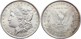 United States Morgan Dollar 1880
KM# 110; Silver; "Morgan Dollar"; UNC Nice Toning