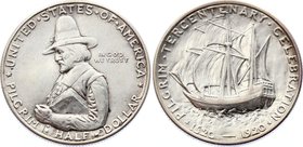 United States Half Dollar 1920 Landing of Pilgrims at Plymouth, Massachusett
KM# 147; Silver; Landing of Pilgrims at Plymouth, Massachusetts; XF