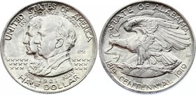 United States Half Dollar 1921 2x2 Type! Rare! Alabama Centennial
KM# 148.1 (with "2*2" in field); Silver; Mintage 6,006; Alabama Centennial 1819-191...