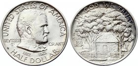 United States Half Dollar 1922 Rare! Ulysses S. Grant
KM# 151; Silver; Mintage 67,405; Ulysses S. Grant; XF