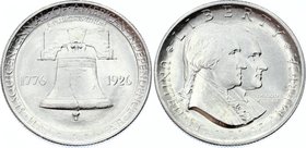 United States Half Dollar 1926 Sesquicentennial of American Independence
KM# 160; Silver; Sesquicentennial of American Independence; UNC