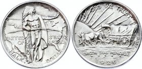 United States Half Dollar 1926 S Oregon Trail Memorial
KM# 159; Silver; Mintage 83,055; Oregon Trail Memorial; UNC