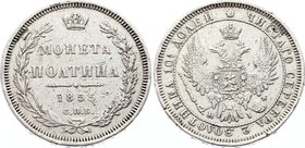 Russia Poltina 1855 СПБ HI
Bit# 271; Silver 10g