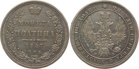 Russia Poltina 1857 СПБ ФБ
Bit# 51; Silver 10,29g.