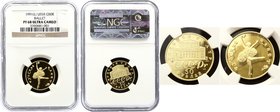 Russia - USSR 50 Roubles 1991 LMD NGC PF68
Russian Ballet - Bolshoi Theatre. Y# 287a; Gold (.999) 7.89g. Proof. Mintage 1500 Only! NGC PF68 Ultra Cam...