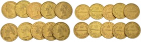 [73.2g]
AUSTRALIEN 
 Elizabeth II. 1952-. 
 Sovereign 1866-70, Sydney Mint. Feingewicht total 73.2 g. Handelsübliche Erhaltungen / Usual conditions...