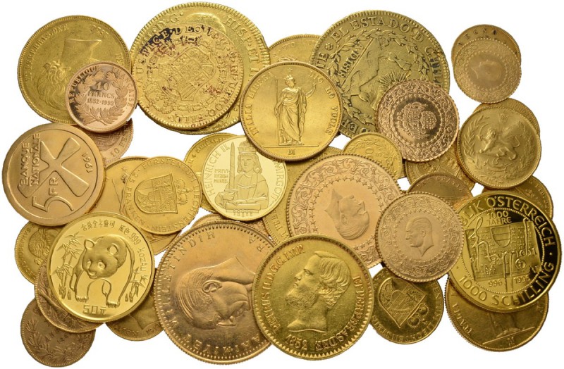 [353.0g]
DIVERSE LÄNDER
Verschiedene Länder.
Diverse Goldmünzen. Verschiedene...