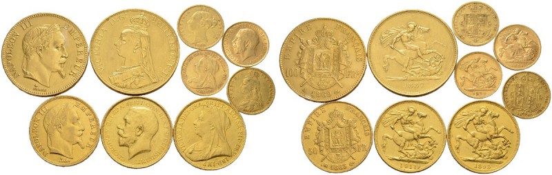 [121.0g]
DIVERSE LÄNDER
Verschiedene Länder.
Diverse Goldmünzen. Verschiedene...