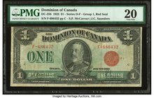 Canada Dominion of Canada $1 2.7.1923 DC-25b PMG Very Fine 20. 

HID09801242017