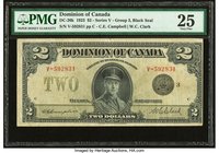 Canada Dominion of Canada $2 23.6.1923 DC-26k PMG Very Fine 25. 

HID09801242017