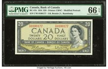 Canada Bank of Canada $20 1954 BC-41b PMG Gem Uncirculated 66 EPQ. 

HID09801242017