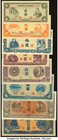 A Selection of Eight Puppet Bank Issues from China. About Uncirculated or Better. 

HID09801242017