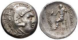 Celtas del Danubio. Tetradracma. s. III-II a.C. Ag. 16,82 g. Imitación celta a nombre Alejandro III Magno. Escasa. MBC+. Est...220,00.