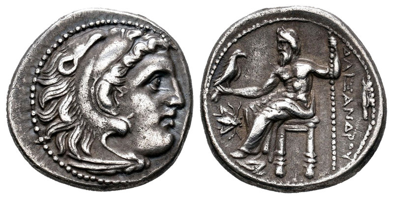 Imperio Macedonio. Alejandro III Magno. Dracma. 336-323 a.C. Tesalia. (Müller-50...