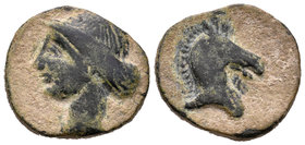 Cartagonova. Calco. 220-215 a.C. Cartagena (Murcia). (Abh-514). (Acip-584). (C-44). Ae. 8,34 g. MBC. Est...35,00.